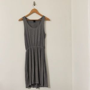 Black and white striped tank top dress